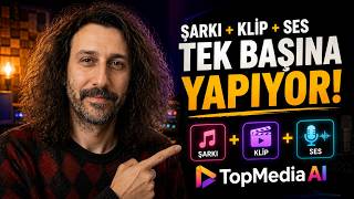 Yapay Zeka ile Şarkı + Klip Yapmanın En Kolay Yolu | Adım Adım 2026  TopMediaAI