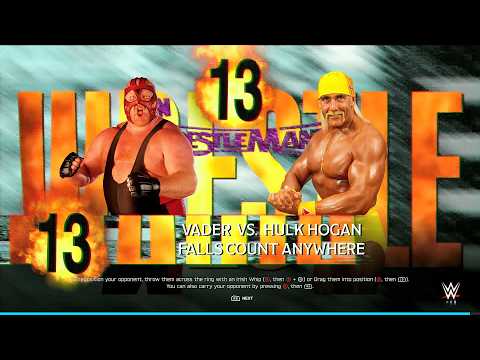 WWE 2K25 FULL MATCH - Vader vs. Hulk Hogan - Immortal vs Mastodon