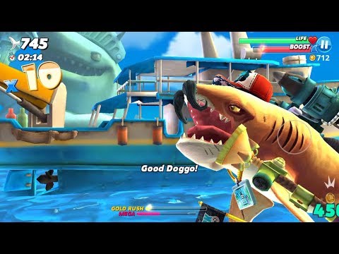 Tiger Shark Live Contest in Bay Special Map - Hungry Shark World