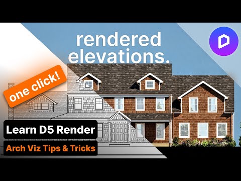 How to Render Elevations and Floor Plans in D5 Render Guide