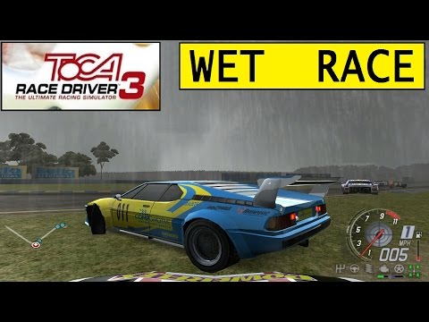 Toca Race Driver 3, PC Gameplay, 1970's GT Cup, Tunngle Online Racing, Wet Race
