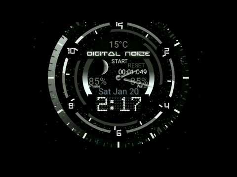 Digital Dust HUD Watch Face video thumbnail