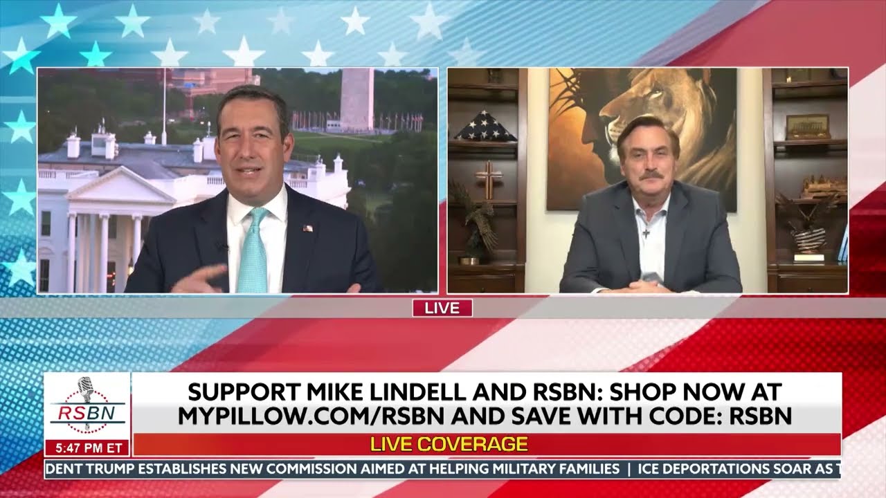 WATCH: Matthew Alvarez Talks with MyPillow's Mike Lindell on RSBN Live - 08/04/26
