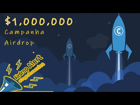 Campanha de Airdrop de 1Milhao de Dólares na Cryptoknowmics ! Oh My God 💸.