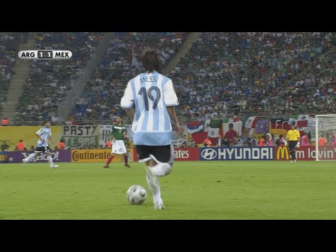 Lionel Messi (Argentina vs Mexico)(World Cup 2006) English Commentary - HD 1080i
