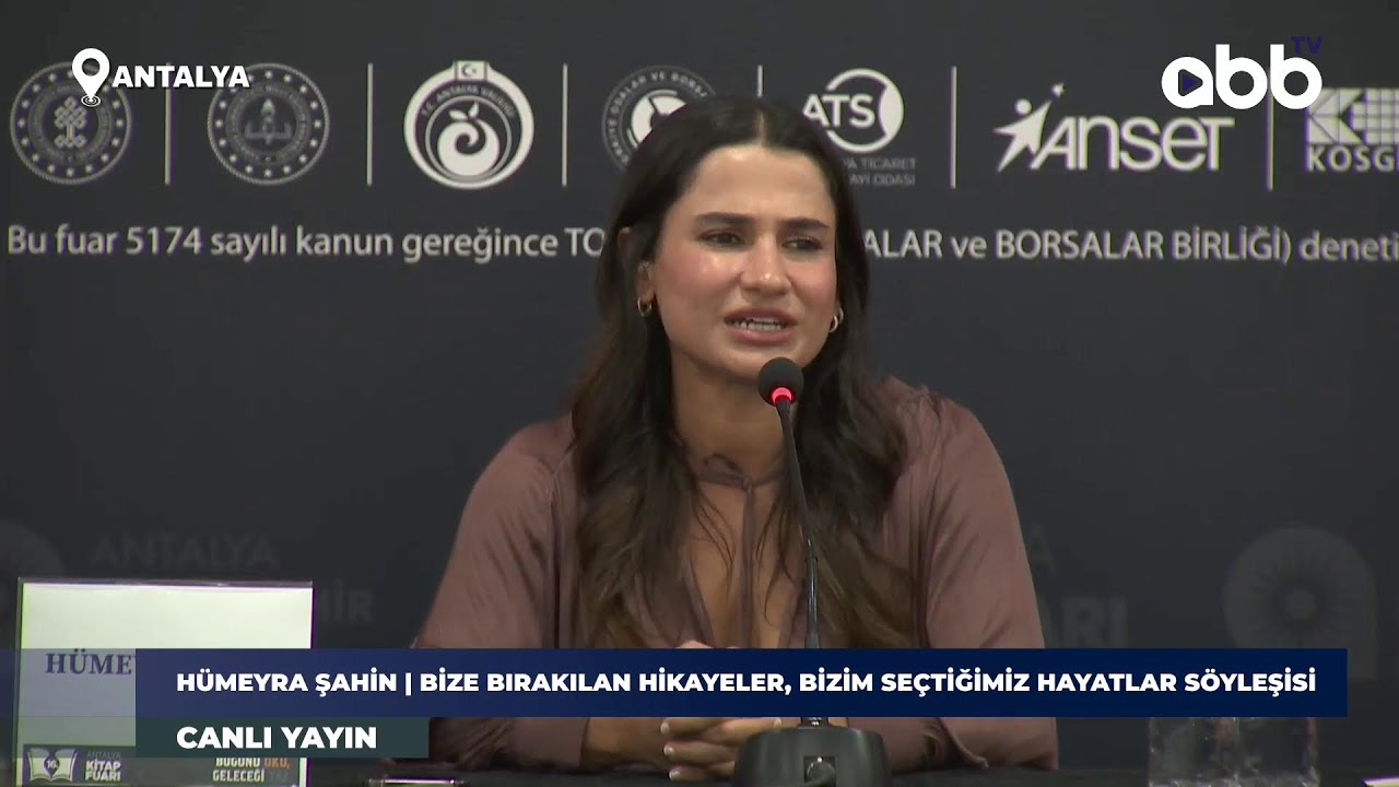 16. Antalya Kitap Fuarı Hümeyra Şahin Söyleşisi