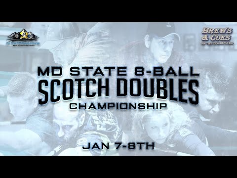2023 Maryland State Scotch Doubles 8 Ball - 1200 Fargo & Under