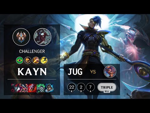 Kayn Jungle vs Lillia - BR Challenger Patch 11.1