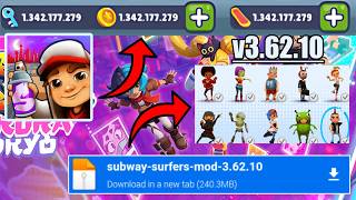 SUBWAY SURFERS MOD APK DINHEIRO INFINITO VERSÃO 3.62.10 ATUALIZADO 2026