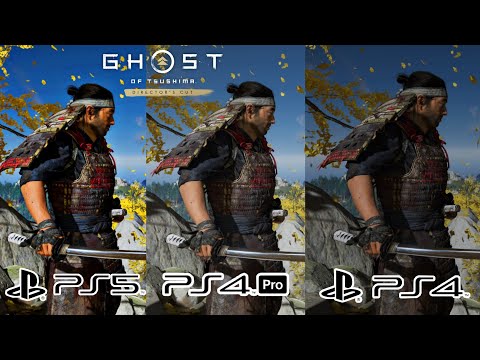 Ghost of Tsushima Director's Cut PS5 vs PS4 Pro VS PS4