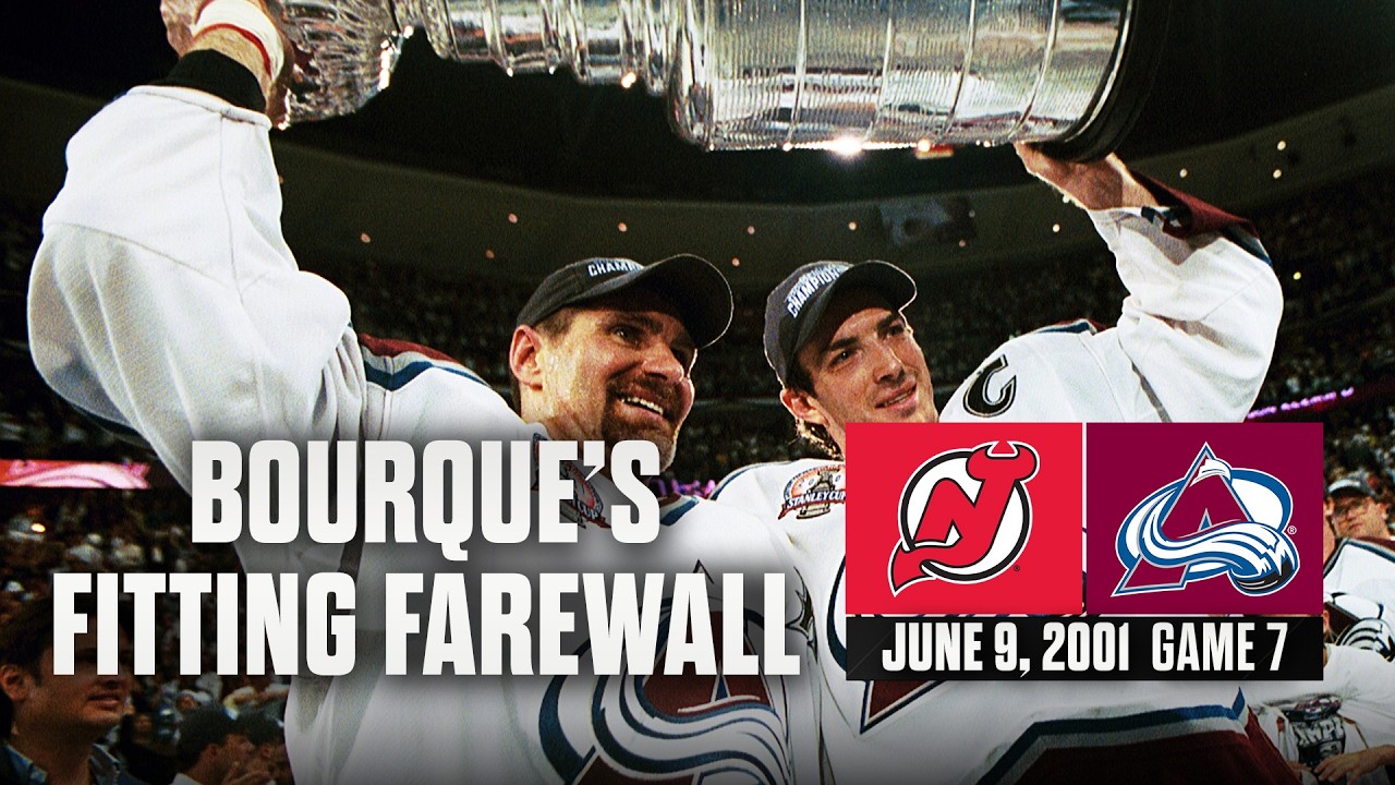 FULL REPLAY: Bourque Wins Cup | Devils vs Avalanche | 2001 Stanley Cup Final