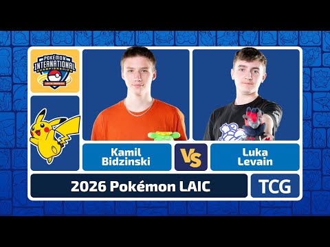 Kamil Bidzinski vs Luka Levain - Pokémon TCG Senior Finals | LAIC 2026
