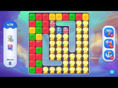 Fishdom Blast Level 470 - NO BOOSTERS GAMEPLAY 🐠 | SKILLGAMING ✔️