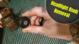 1980-1996 OBS F-Series: Headlight Knob Removal