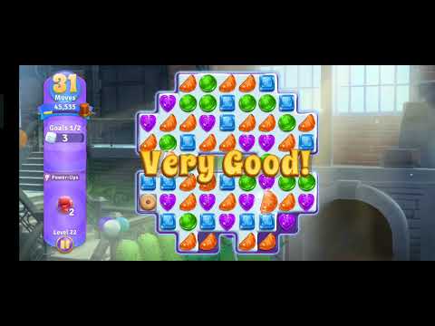 Wonka's World of Candy Match 3-Level 22 NO BOOSTERS #wonka #wonkasworldofcandy #match3