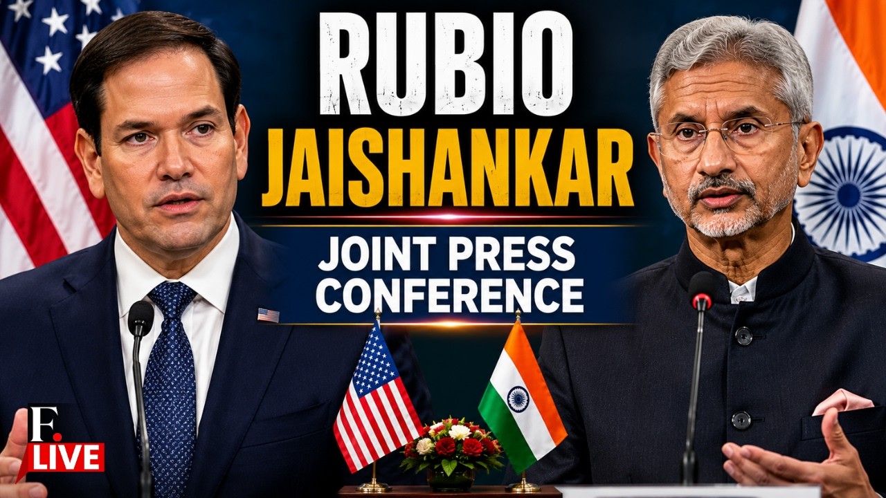 Rubio in India LIVE | Secretary Rubio, EAM Jaishankar joint News conference I India- US I Trade