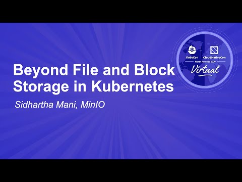 Image thumbnail for talk Beyond File and Block Storage in Kubernetes