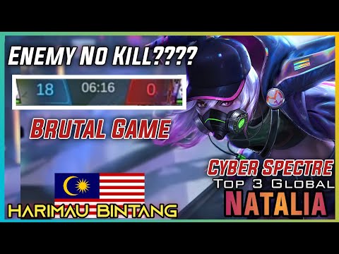 Eneny 0 Kill Natalia Cyber Spectre | Top Global Natalia Hammau Bintang