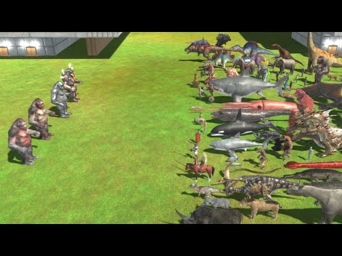 4 Goro The Giant Brothers vs ALL TEAMS Animal Revolt Battle Simulator