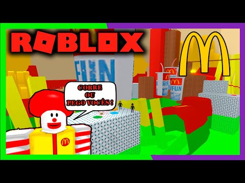 Fuja do McDonalds | o PARKOUR épico na FUGA ??  - Roblox