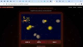 Space Defender Gameplay #gaming
