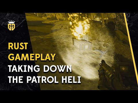 [Rust] Taking Down the Patrol Helicopter - Gameplay