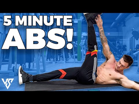 5 MINUTE ABS For Stronger Six Pack (HIT ALL 4 MUSCLES!) | V SHRED