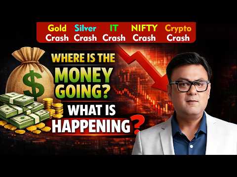 Nifty Crash Crypto Crash Gold & Silver Crash IT Crash | What Is Happening | Where Is The Money Going