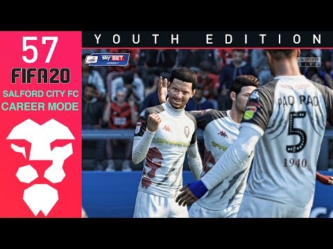 Fifa 20 Youth Academy Career Mode Ep 57 - BOTTLE JOBS !!! - Salford City - Youth Edition