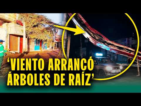 Destrucción en Tacna tras fuertes vientos: Alerta por daños en edificios y viviendas