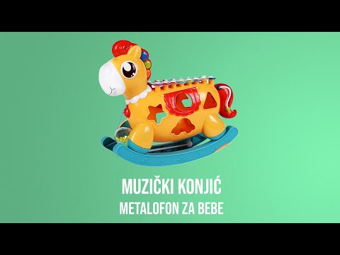 Metalofon za bebe Muzički Konjić HUANGER