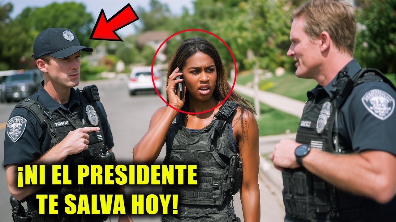 Policías esposan a una general negra, pero una llamada a la Casa Blanca arruina sus carreras