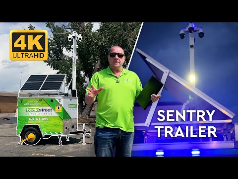 Sentry Solar 4K Surveillance Trailer | Keeps You Safe Anywhere | 4K Surveillance camera