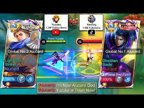 YUZUKE vs KENTZY (Famous Top 1 Global Alucard TikToker) Most Awaited 1v1 Fight - Who Win?! 😱🔥