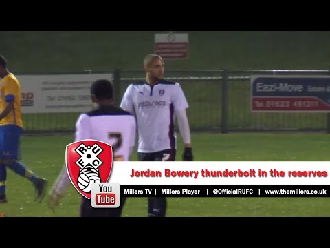 Jordan Bowery's thunderbolt for the reserves against Mansfield Town