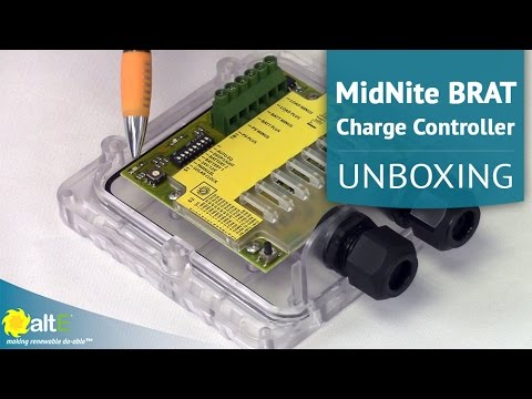 MidNite BRAT 30A PWM Solar Charge Controller | Unboxing & Features