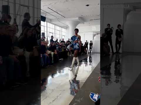 Fashion Week: Flying Solo NYC Show. Designer: Petra Berends.