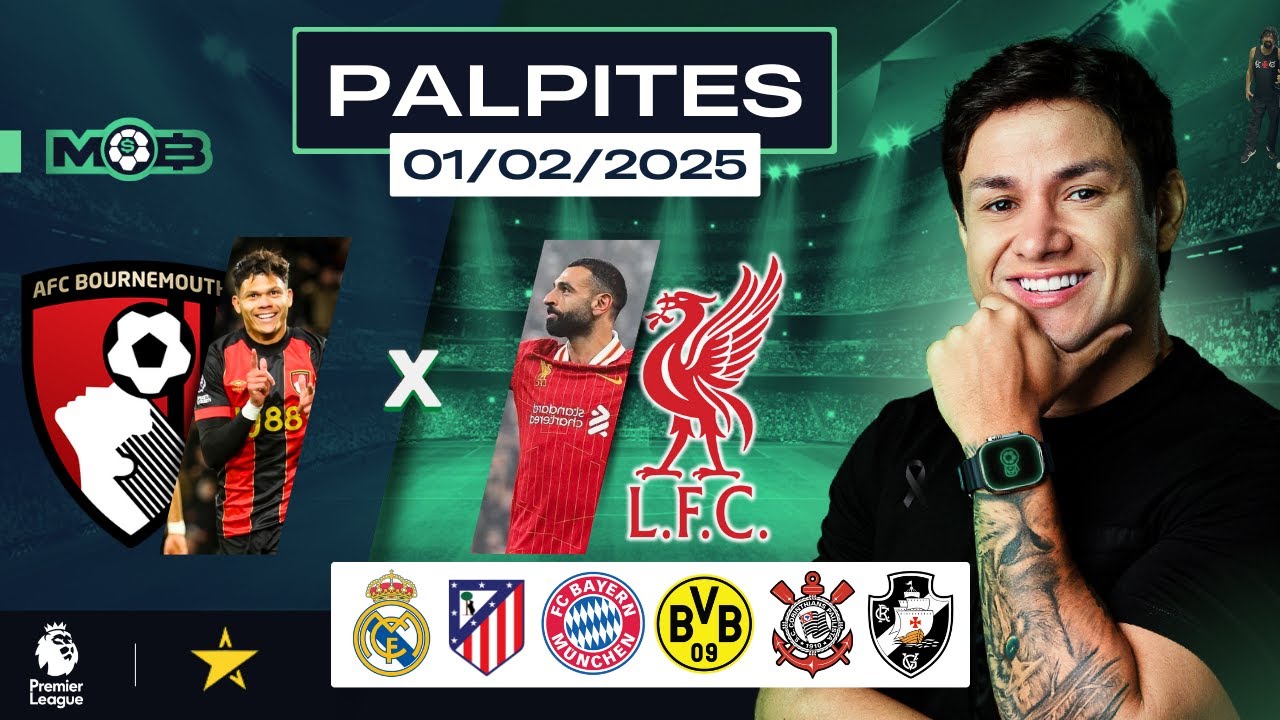 PALPITES DE FUTEBOL PARA O DIA 01 02 2025 + BILHETE PRONTO (SABADOU NO MUNDO BET)