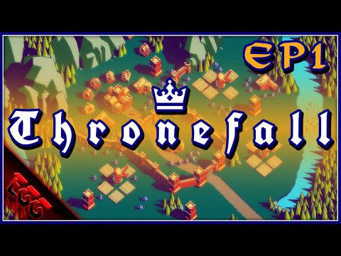 THRONEFALL | Minimalist Tower Defense Base-Building! | Ep1