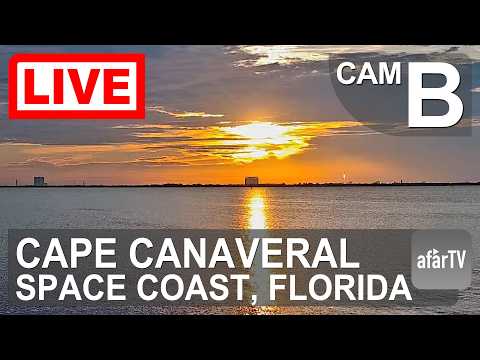 Live webcam view of Cape Canaveral View from Indian River