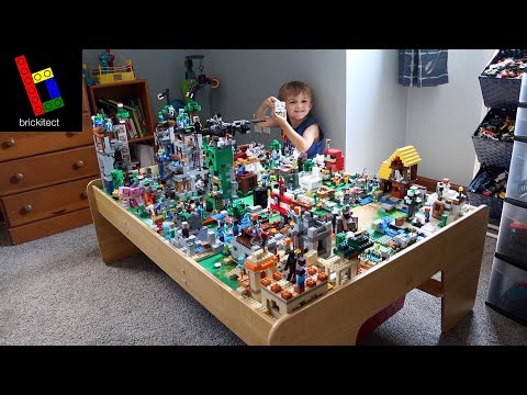 3 New LEGO Sets Added to Minecraft World + Reorganized!