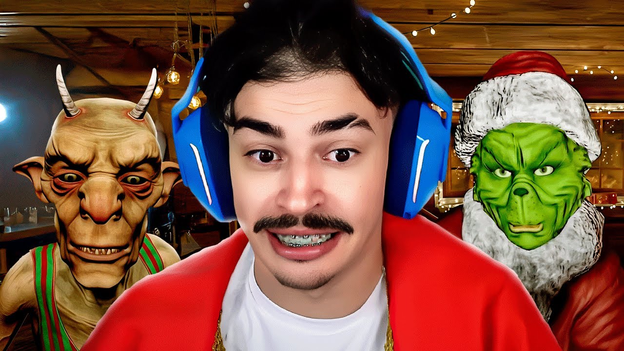 UMA NOITE NATALINA DE TERROR COM O GRINCH NO FORTNITE!