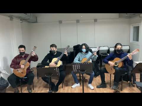 El Gato Montés by Manuel Penella - Guitar Quartet from Kocaeli University.