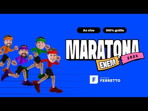 🏁ENEM MARATHON 2025: 100% FREE AND LIVE REVIEW!🔥