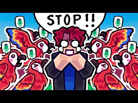 TROLLING as PARROTS on ROBLOX VOICE CHAT
