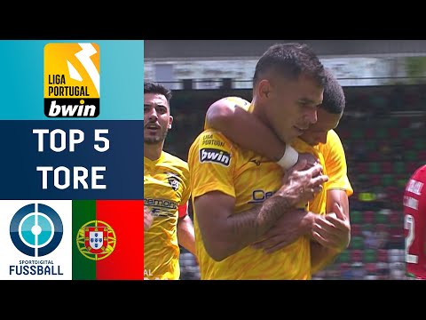 Distanz-Hammer, Kopfball-Bogenlampe und Seitfallzieher | Top 5 Tore | 4. Spieltag | Primeira Liga