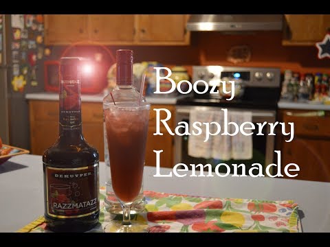 Boozy Raspberry Lemonade