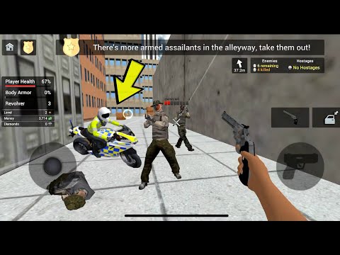 Police officer vs Criminal Simulator -Police Car Driving - Motorbike Riding Android Gameplay