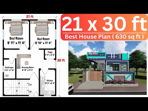 15x30 House Plan 15 x 30 Ghar Ka Naksha Small House Plans Design 450 sq ft house Plans