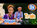 Theme Park Day Blippi Meekah Explore Adventure City Blippi Kids TV Shows